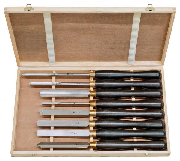 Bernardo professional turning knife set B, HSS, 8 pcs.